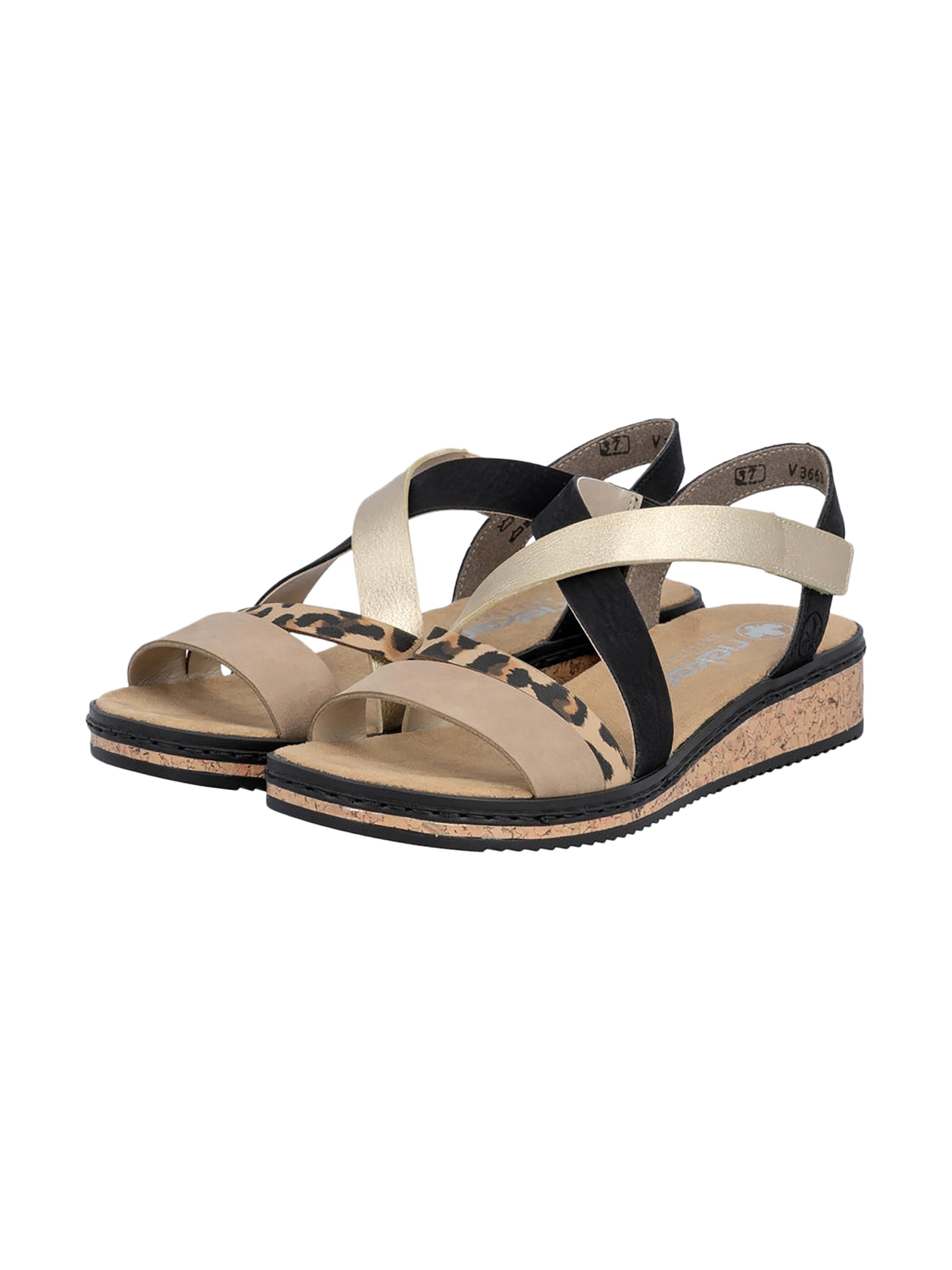 Sandalo di Rieker in nero