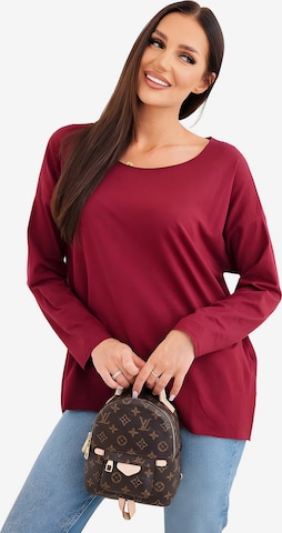 Lumera Bluse 'Xara' in Rot: Vorderseite