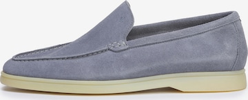 Floris van Bommel Classic Flats 'Alba 01' in Blue: front