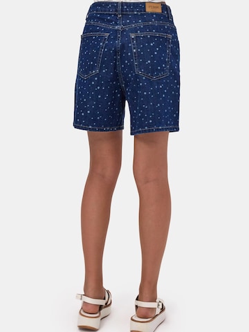 IT'S BASIC Regular Jeans 'POLKA MINI DENIM SHORT' in Blauw