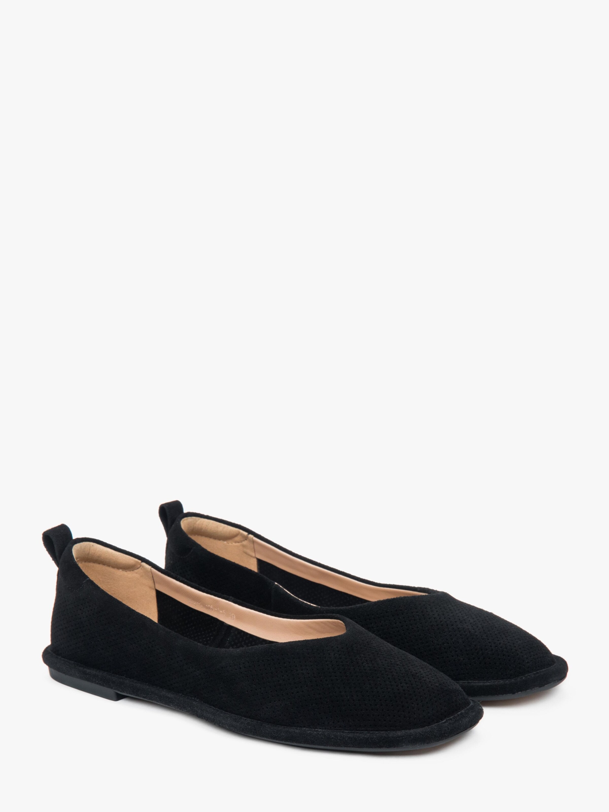 Estro Ballet Flats '202-24105-1' in Black