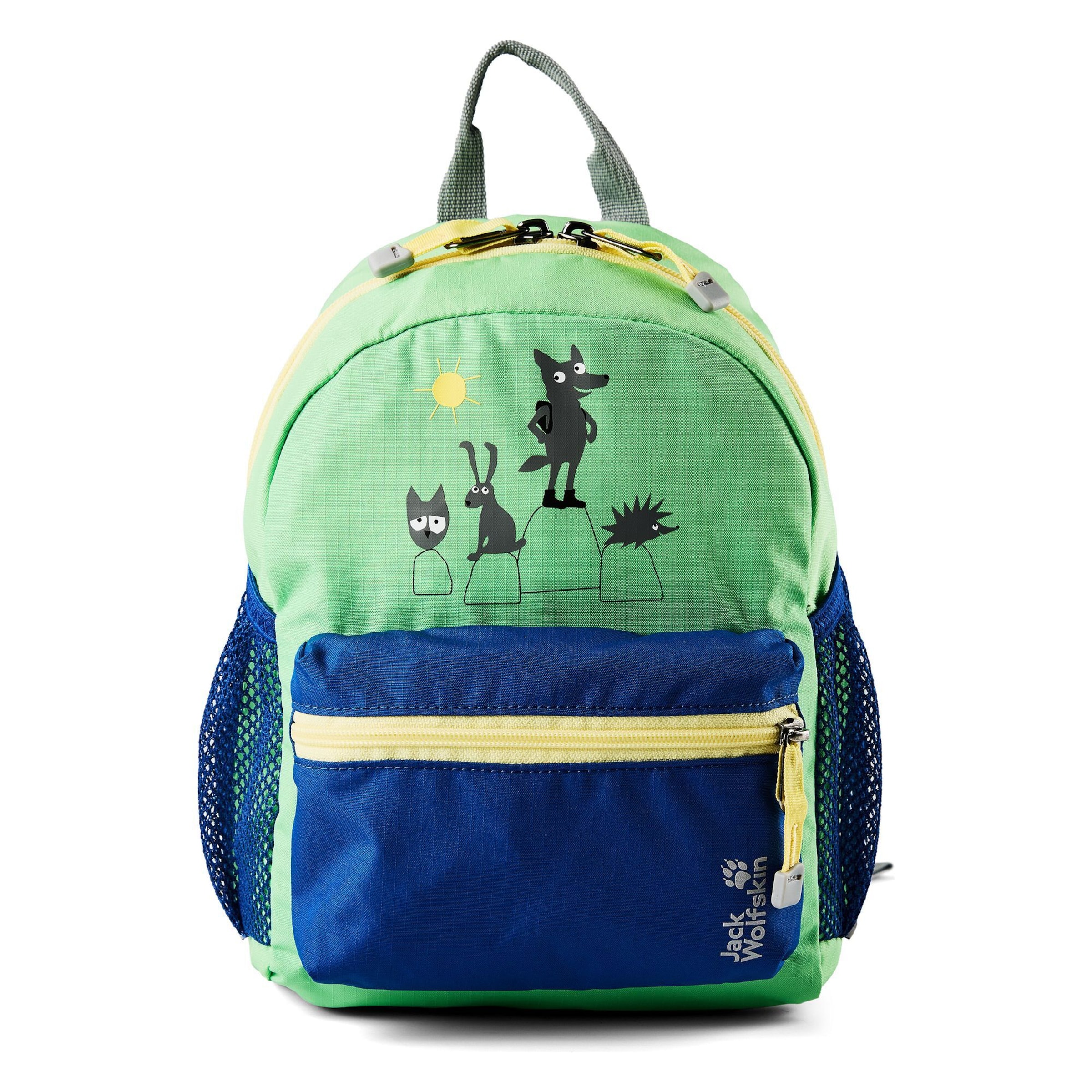 JACK WOLFSKIN Backpack 'Little Scout' in Green: front