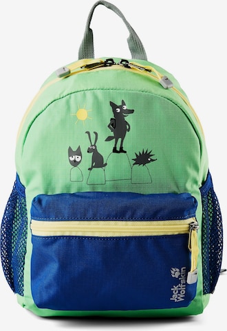 JACK WOLFSKIN Backpack 'Little Scout' in Green: front