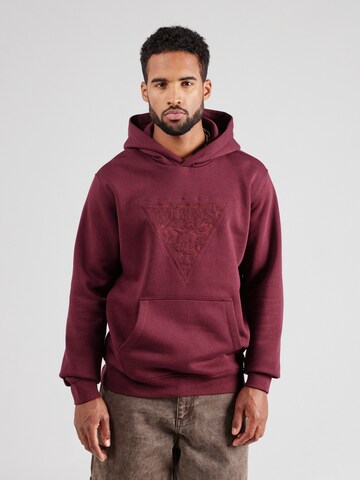 GUESS Sweatshirt in Rot: Vorderseite