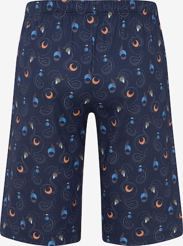 Hanro Pyjamahose 'Night & Day' in Blau