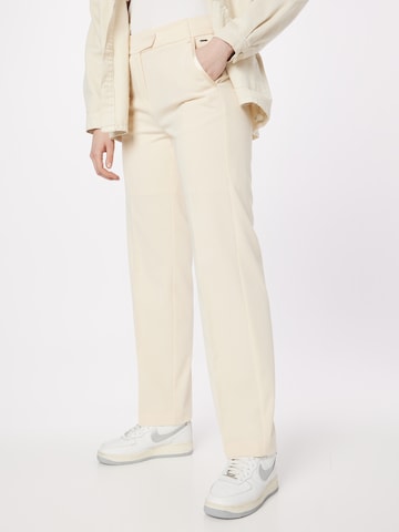 MEXX - regular Pantalón de pinzas en beige: frente