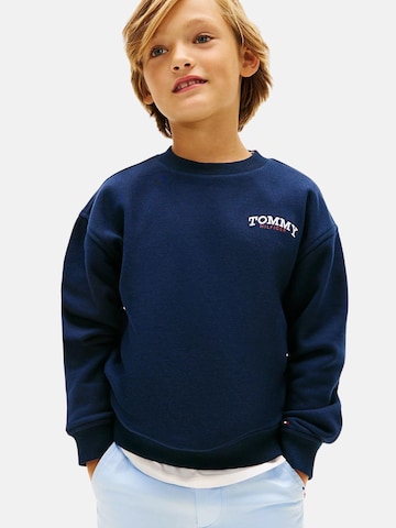 Tommy Hilfiger Kids Sweatshirt 'TOMMY HILFIGER KIDS MONOTYPE GRAPHIC SWEATSHIRT FELPA' i blå: framsida