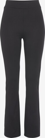 LAURA SCOTT Boot cut Pants in Black: front