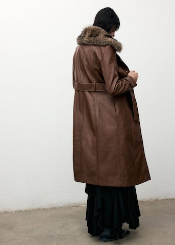 MANGO Mantel 'Fernanda' in Braun