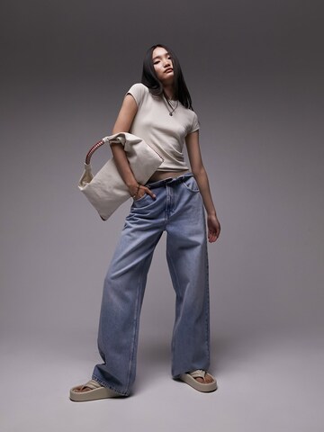 TOPSHOP Μπλουζάκι 'EVERYDAY' σε μπεζ