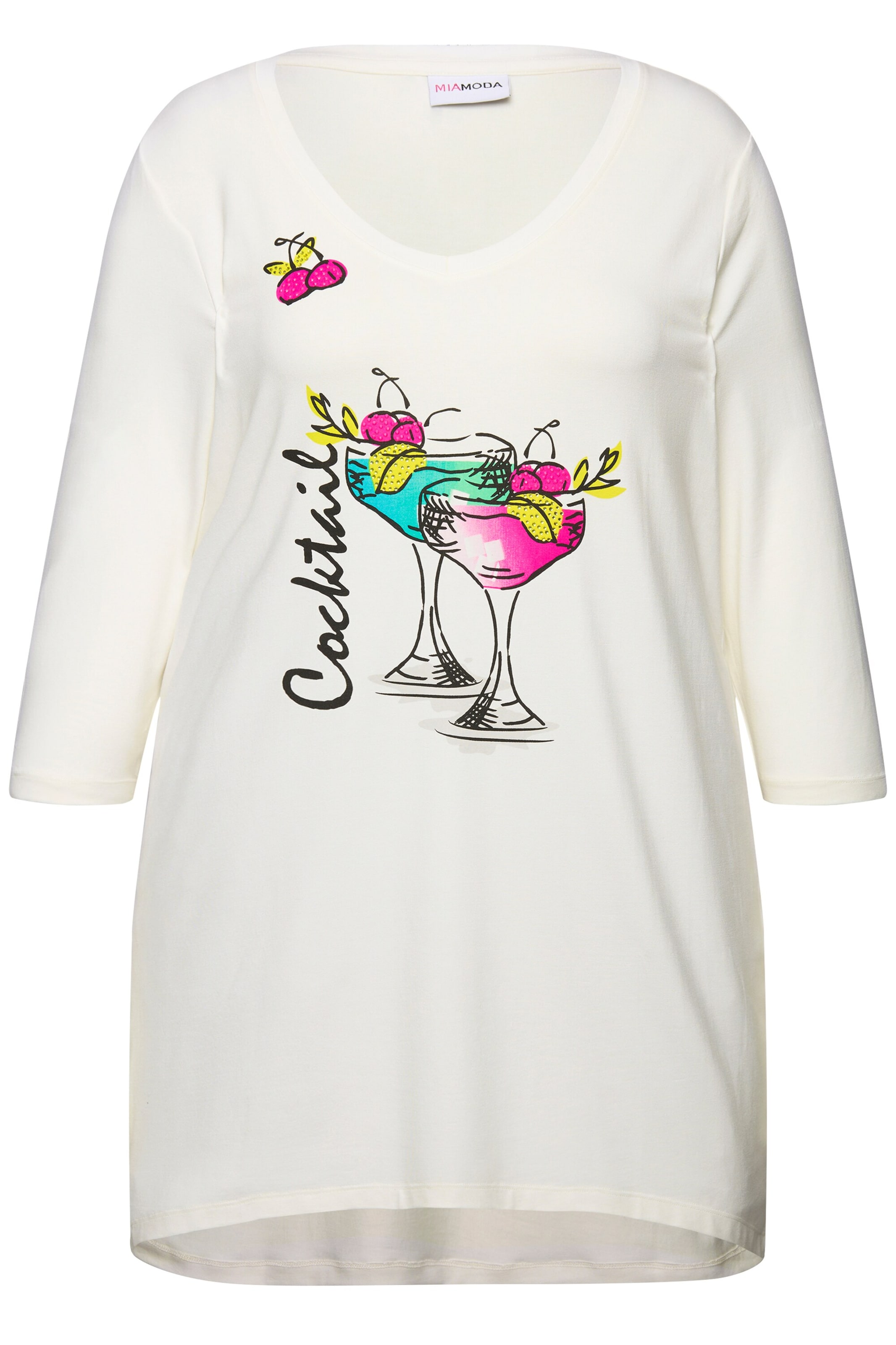 MIAMODA Shirt in Wit: voorkant