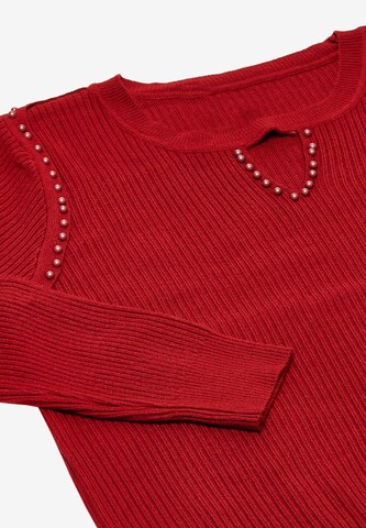 LEOMIA Sweater in Red