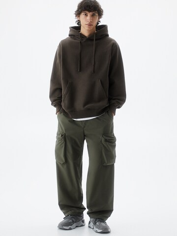 Pull&Bear Loose fit Cargo trousers in Green