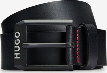 Ceinture 'Gelio' HUGO en noir : devant