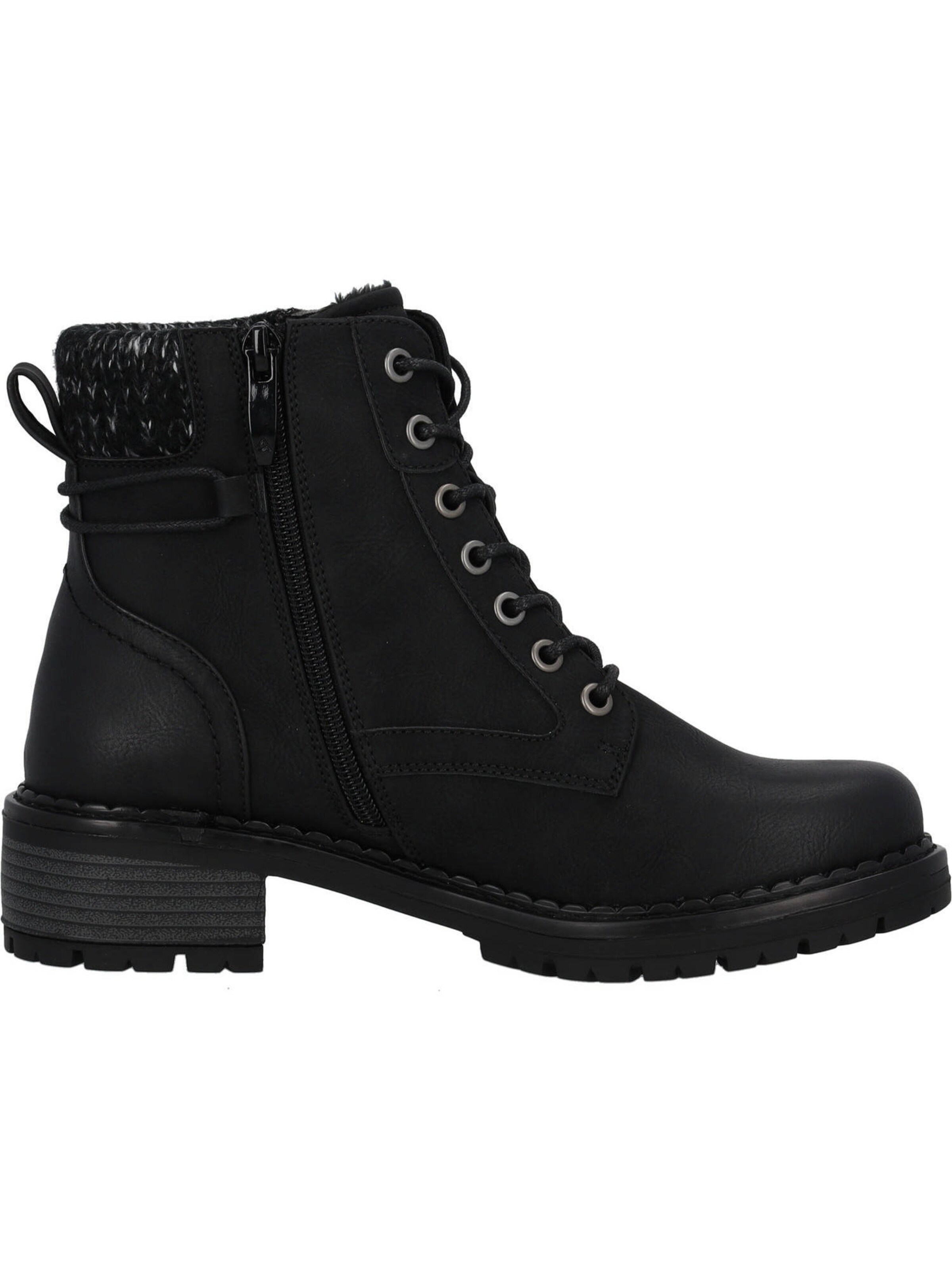 Bottines à lacets 'Ziwiza' Palado en noir