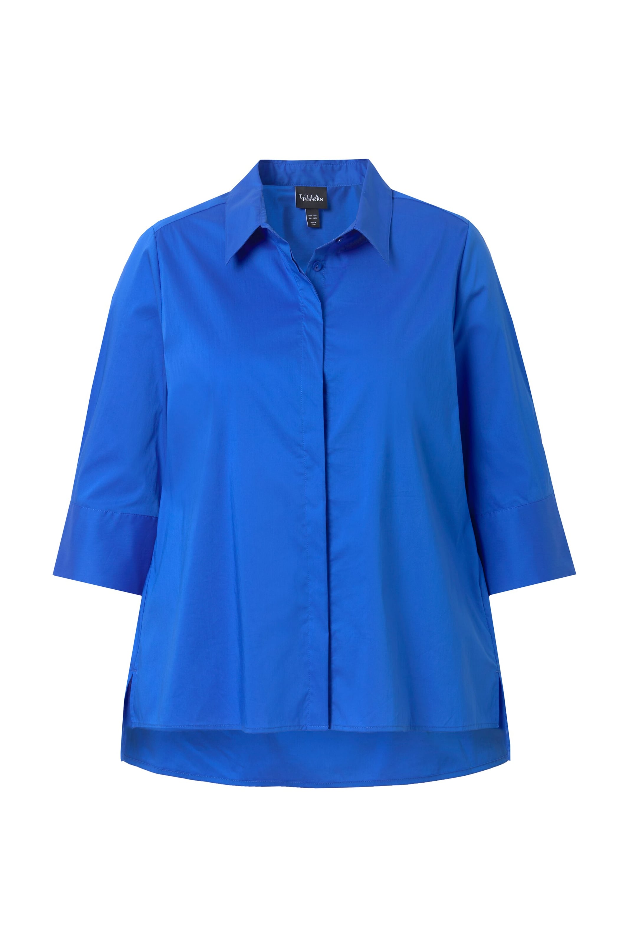 Ulla Popken Blouse in Blauw: voorkant