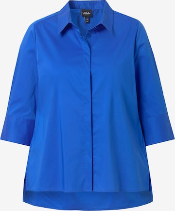 Ulla Popken Blouse in Blauw: voorkant