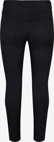 Zizzi Slimfit Jeans 'Emily' in Zwart