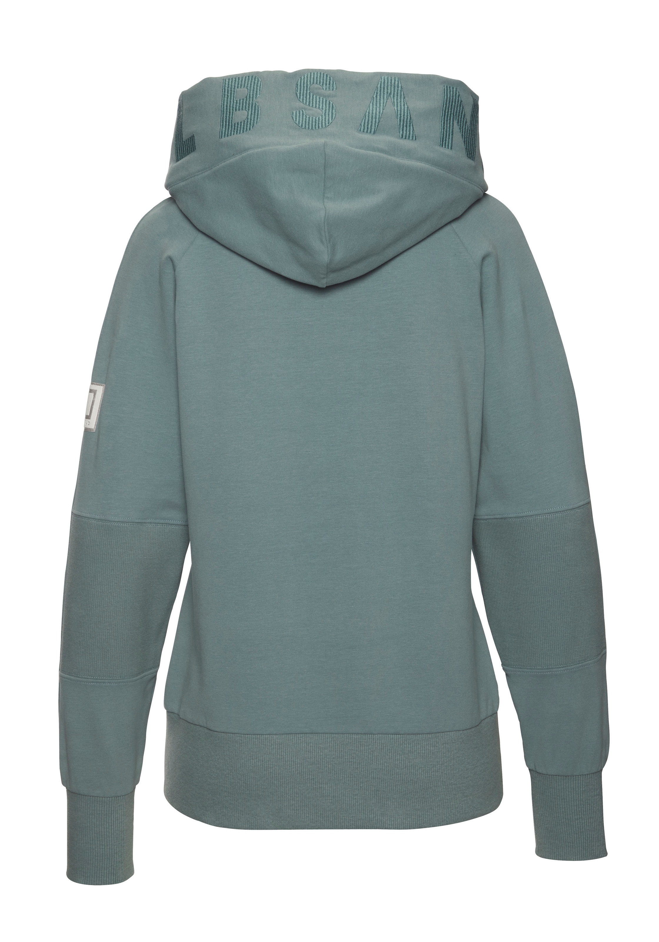 Elbsand Zip-Up Hoodie in Green