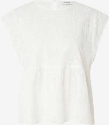 modström Blouse 'Hollyn' in Wit: voorkant