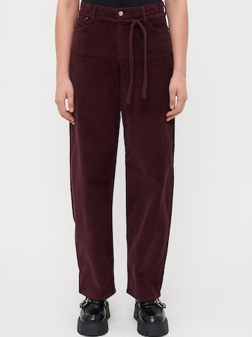Only Tall Loose fit Pants 'ONLGIANNA-GLOBAL' in Red: front