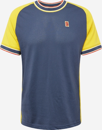 NIKE T-Shirt fonctionnel 'HERITAGE' en crème / saphir / jaune foncé / rouge, Vue avec produit