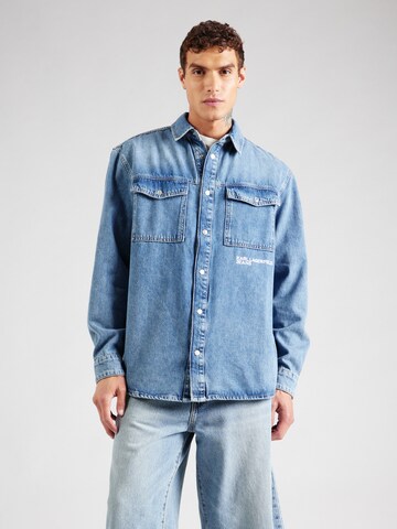 KARL LAGERFELD JEANS Regular fit Πουκάμισο σε μπλε: μπροστά