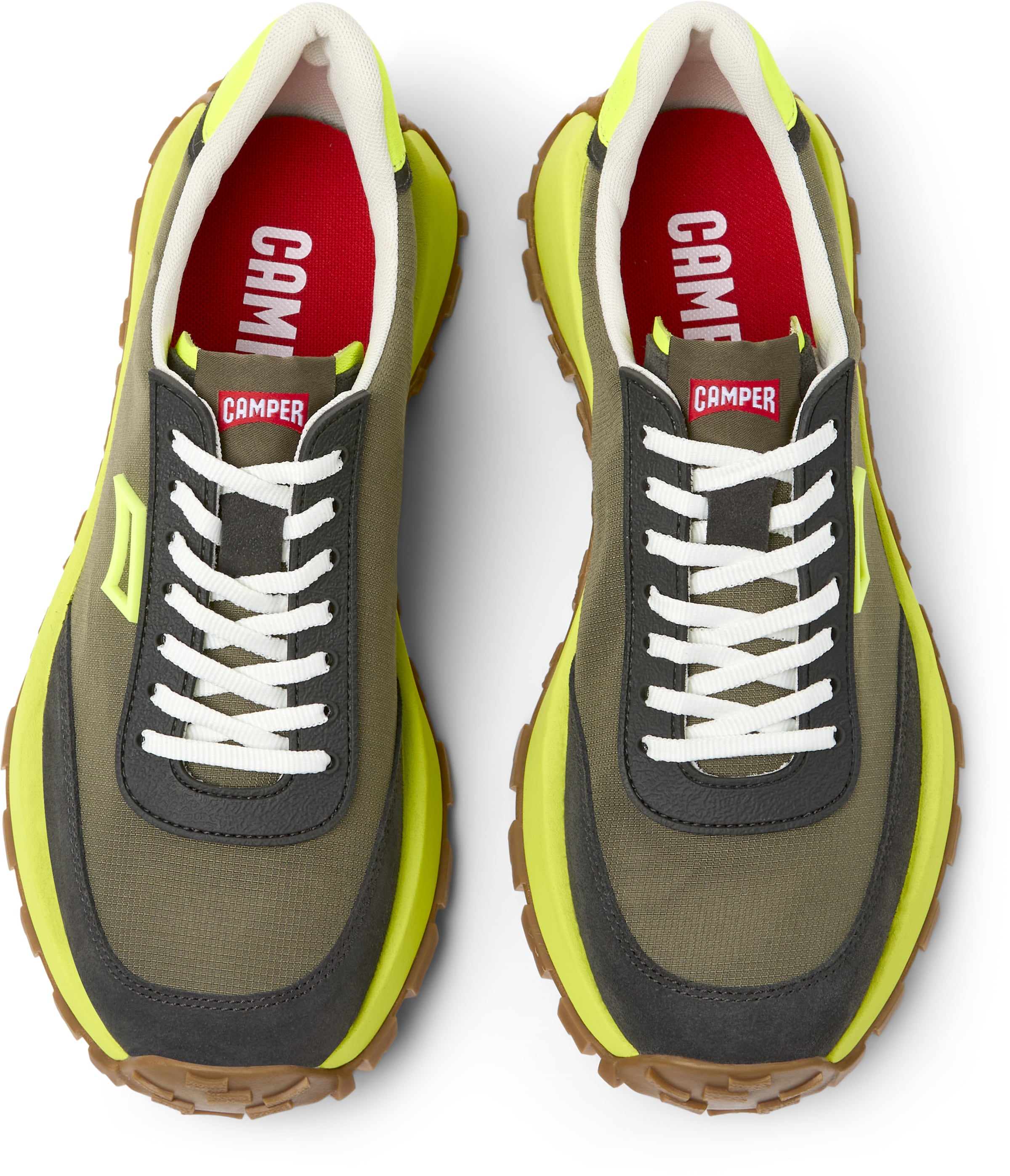 Sneaker bassa 'Drift Trail' di CAMPER in verde