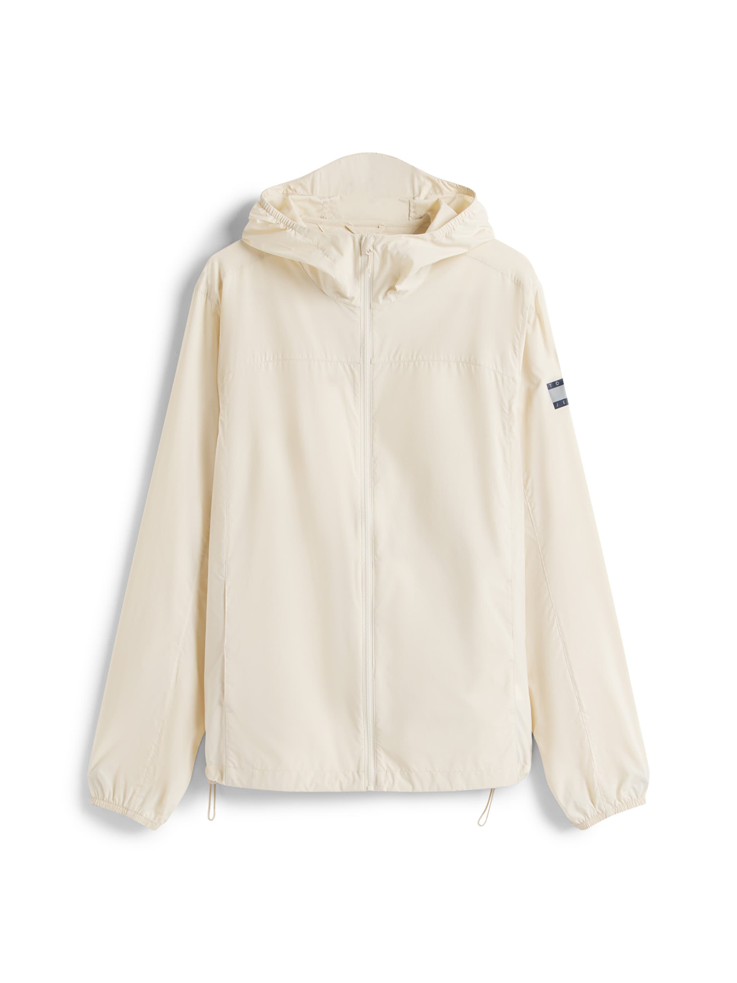 smėlio Tommy Jeans Demisezoninė striukė: priekis