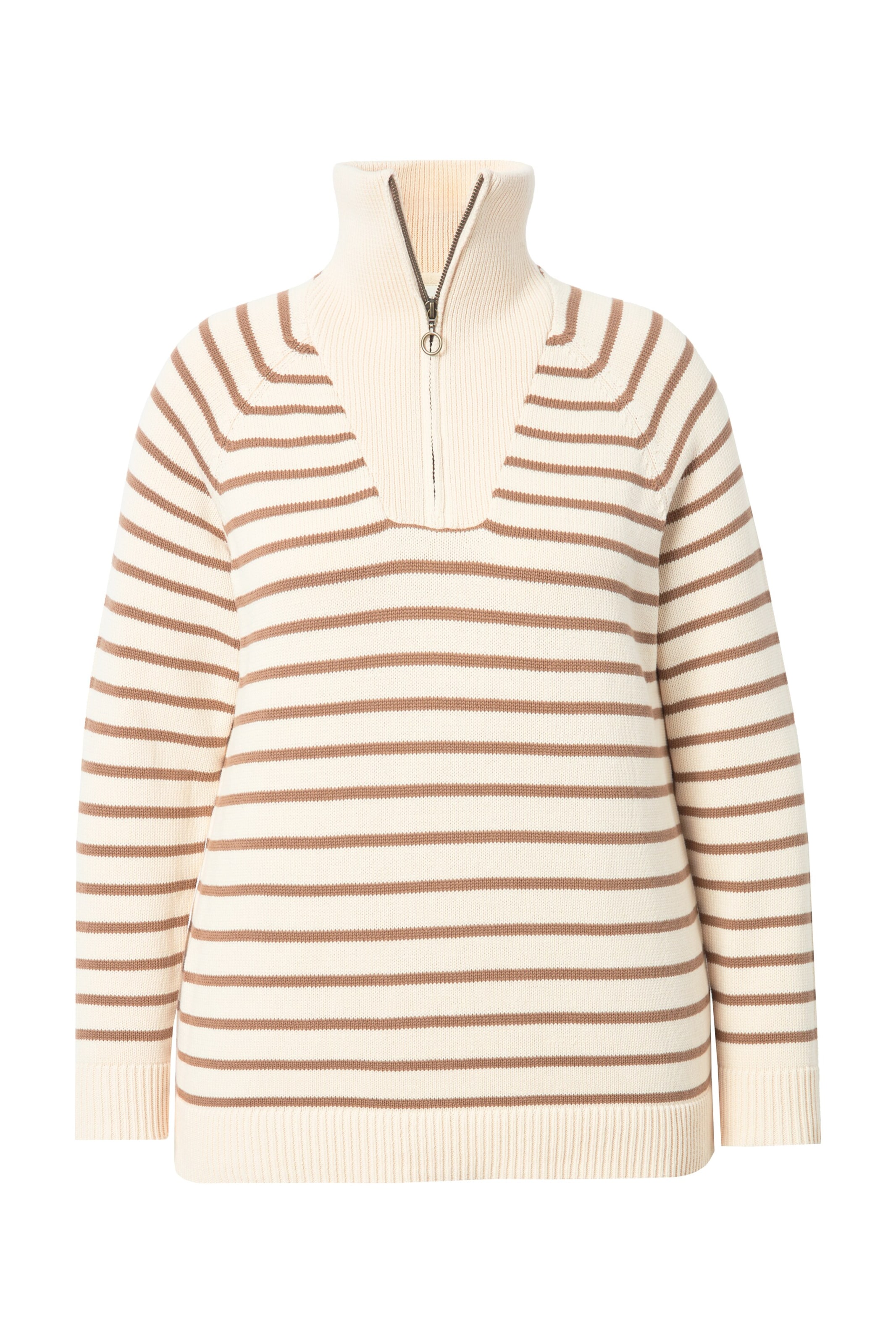 Ulla Popken Pullover in Braun, Hellbraun ABOUT YOU
