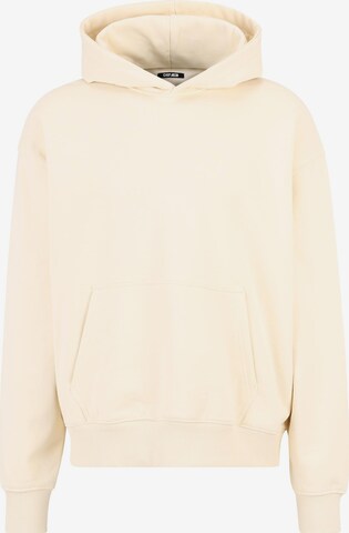 Sweat-shirt DEF en beige : devant