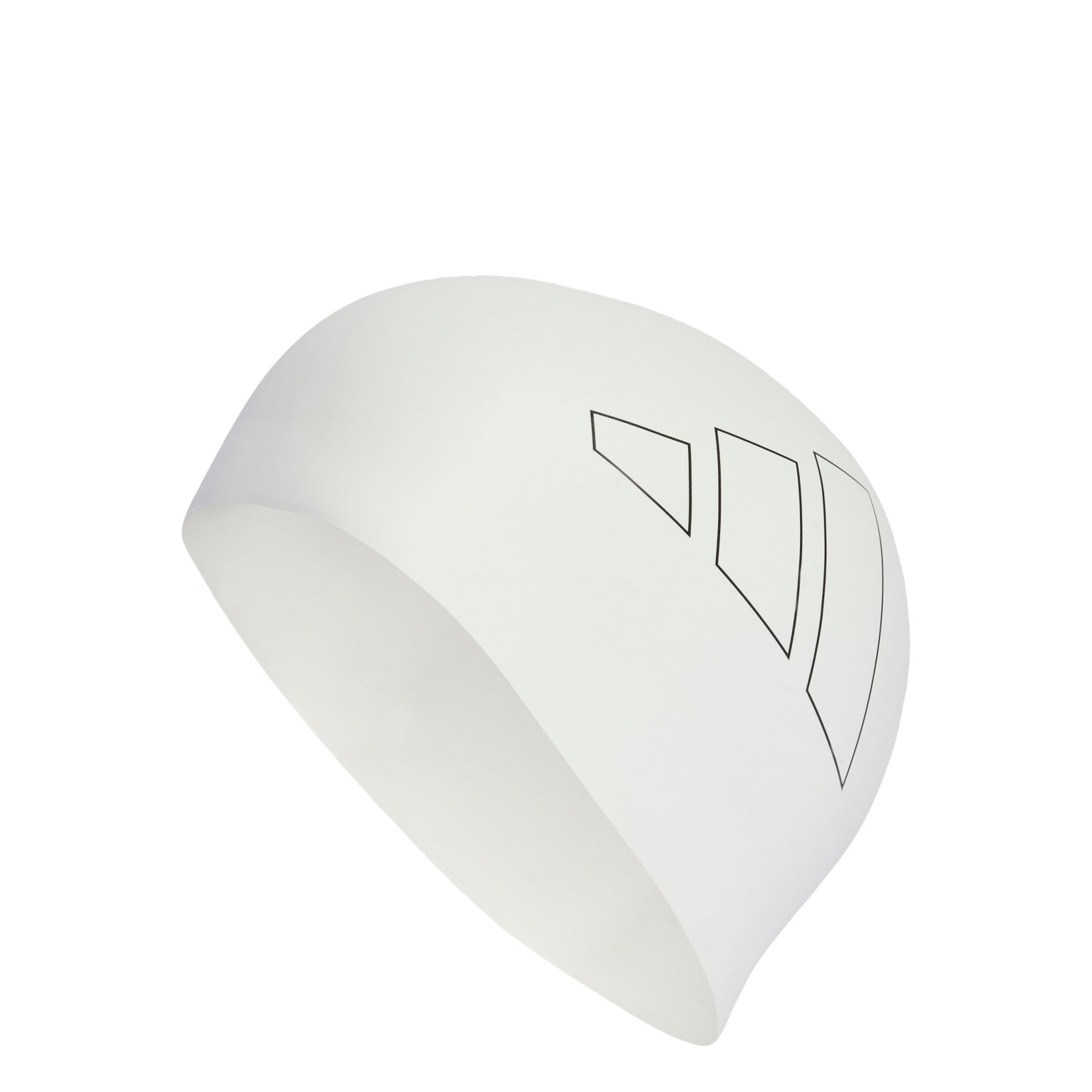 ADIDAS PERFORMANCE - Gorro de natación 'Logo Swim' en blanco: frente