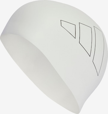ADIDAS PERFORMANCE - Gorro de natación 'Logo Swim' en blanco: frente
