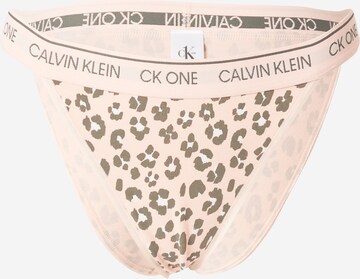 rožinė Calvin Klein Underwear Moteriškos kelnaitės: priekis