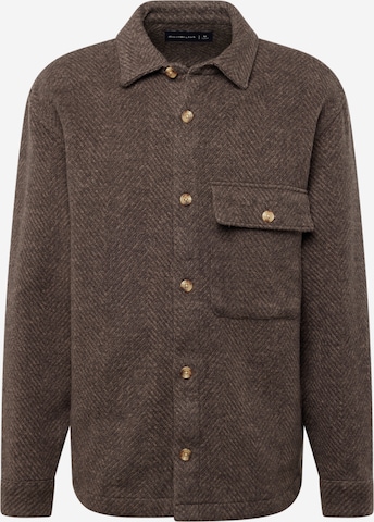 Abercrombie & Fitch - Ajuste regular Camisa en marrón: frente