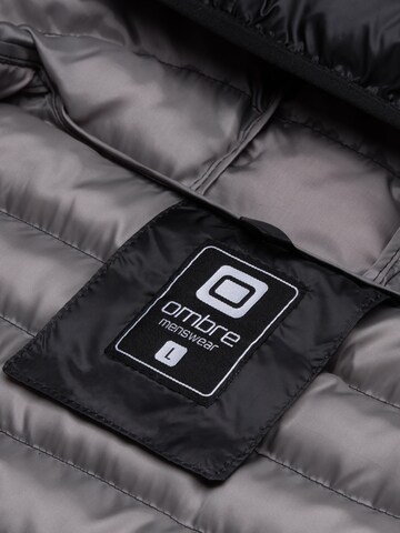 Ombre Übergangsjacke 'C319' in Schwarz