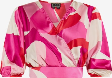 faina Blouse in Roze: voorkant