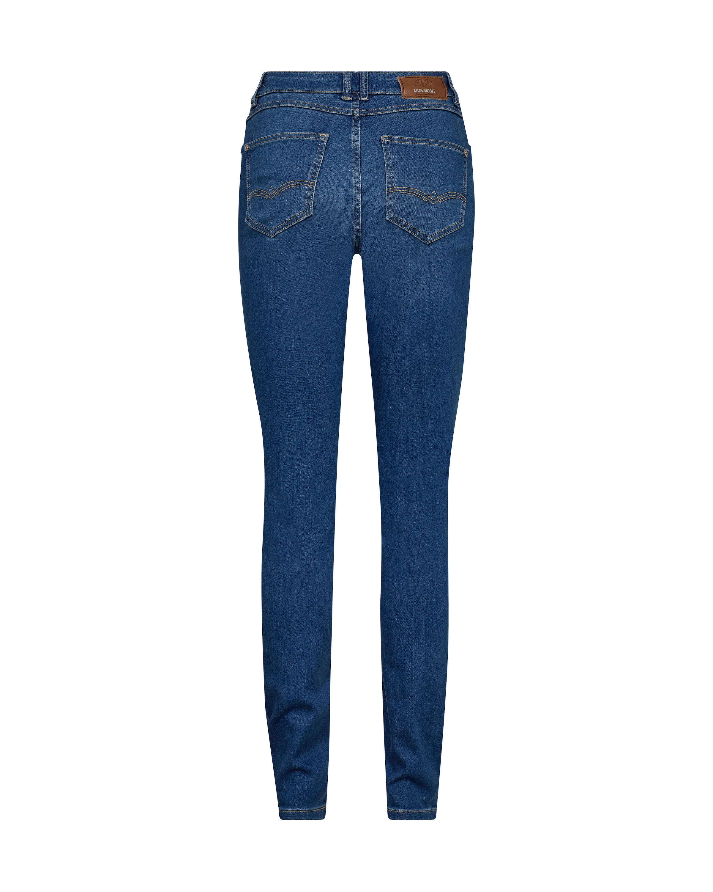 MOS MOSH Slimfit Jeans 'MMVice Deluxe' in Blau