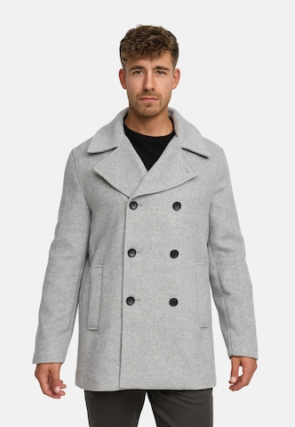 INDICODE JEANS Winterjas 'INParade' in Grijs: voorkant