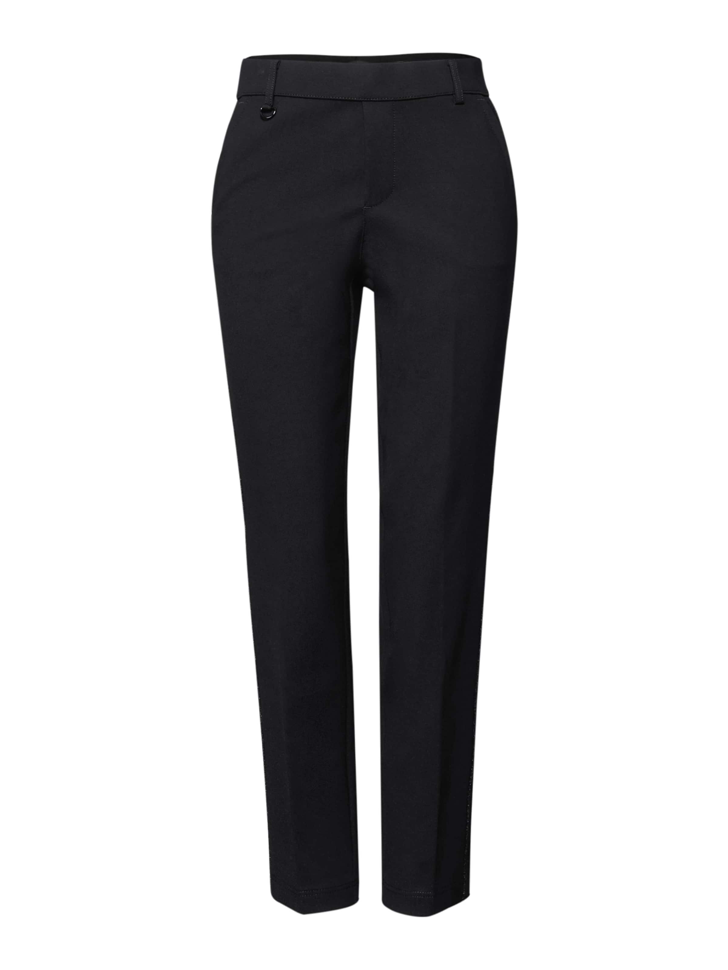 Regular Pantaloni 'Punto di Roma' de la STREET ONE pe negru: față