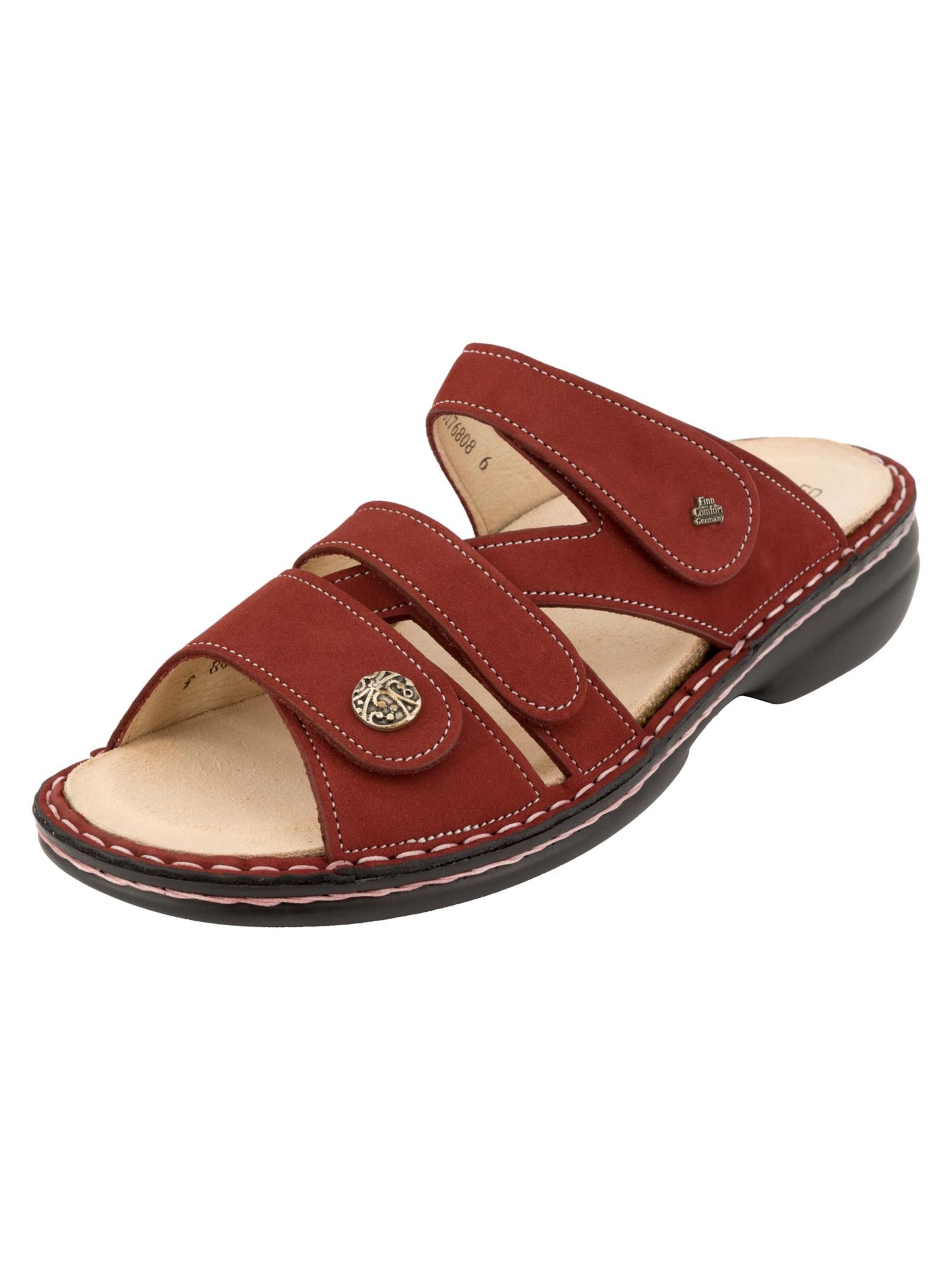 Finn Comfort Mule 'Ventura-S' in Red