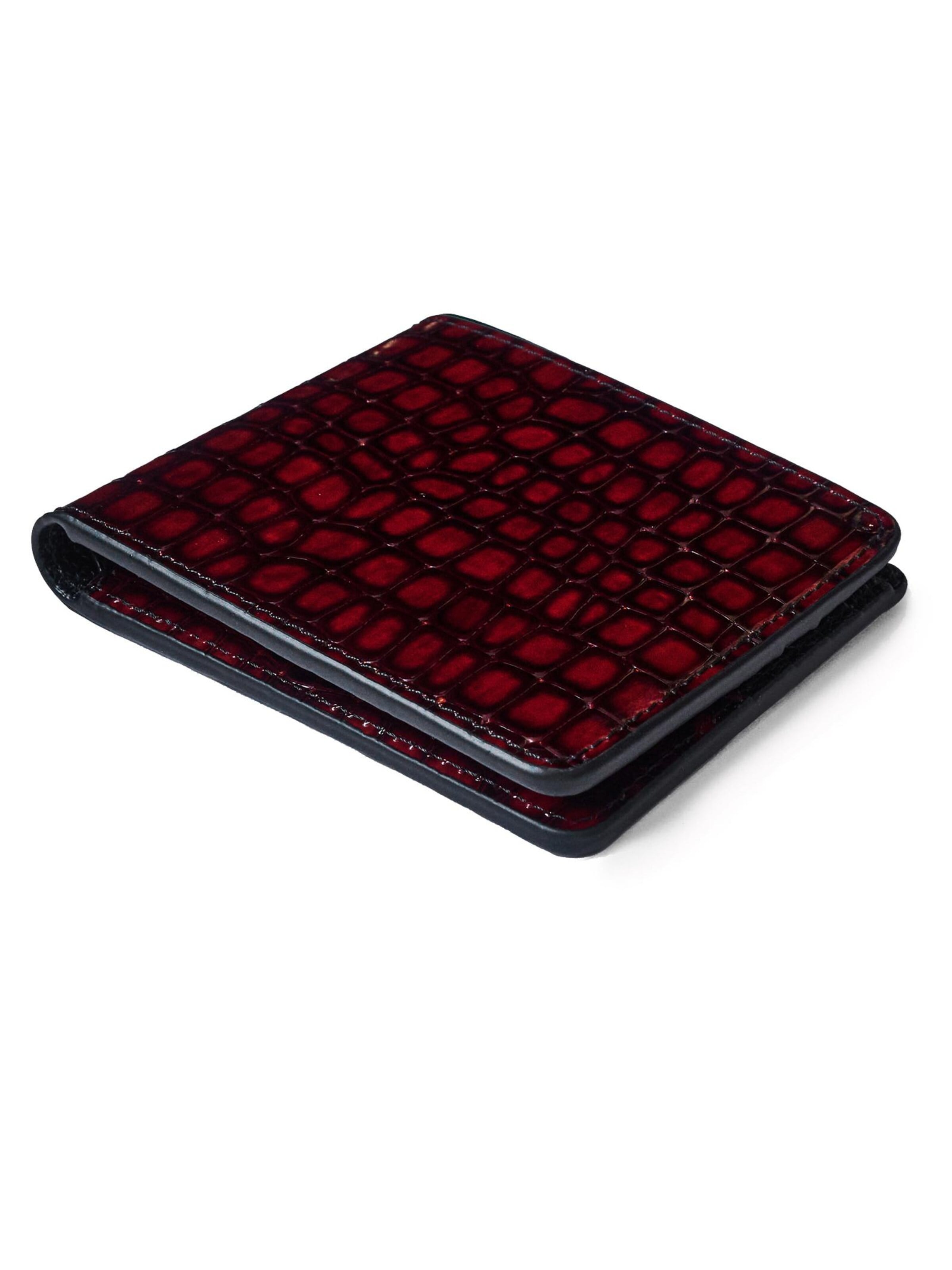 GT Collection Portemonnee 'Croc Prestige' in Rood