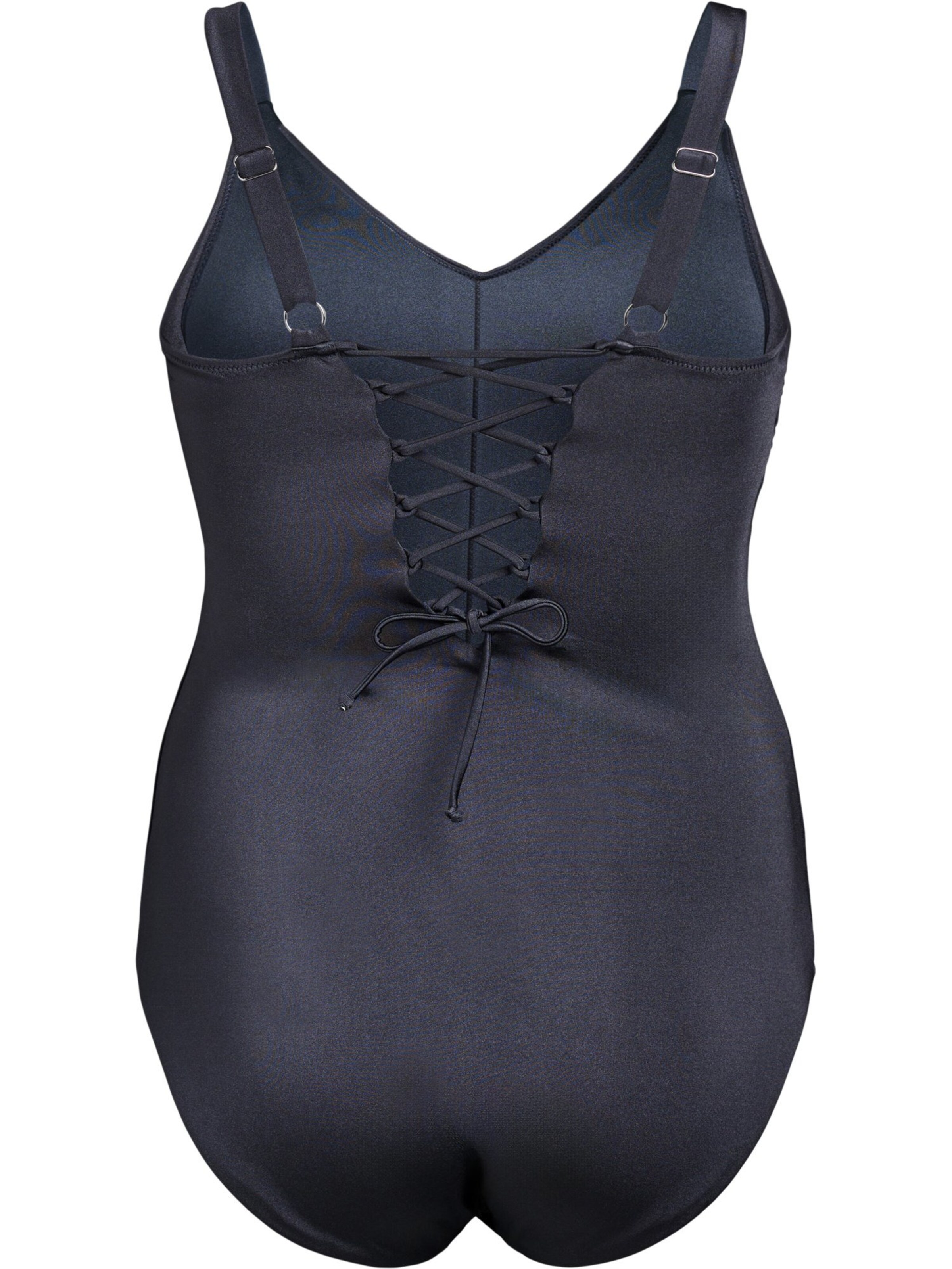 Swim by Zizzi Bralette Swimsuit in Grey