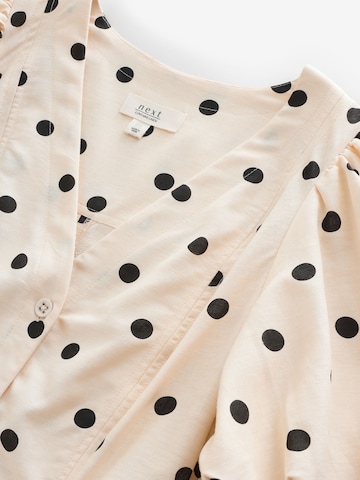 Next - Vestido camisero en beige
