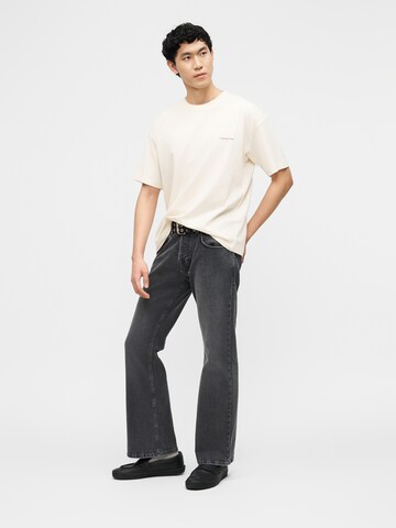 Tricou 'JORMONTAUK' de la JACK & JONES pe alb