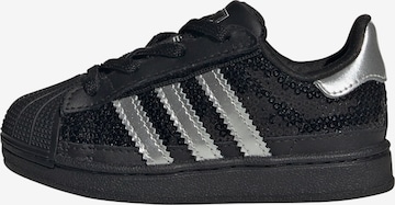 ADIDAS ORIGINALS Сникърси 'Superstar II' в черно: отпред