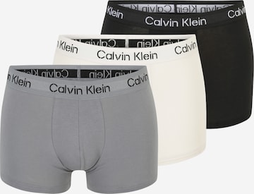 Boxeri de la Calvin Klein Underwear pe bej: față