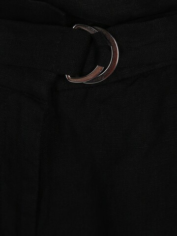Maison 123 Bő szár Élére vasalt nadrágok - fekete