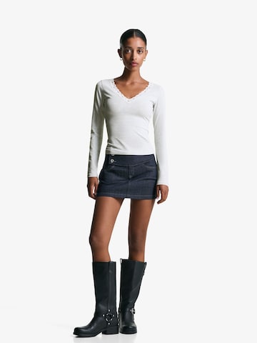 Bershka T-shirt i grå