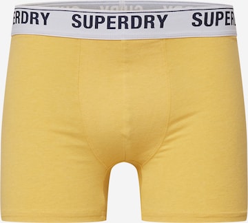 Superdry Boxer shorts in Yellow: front